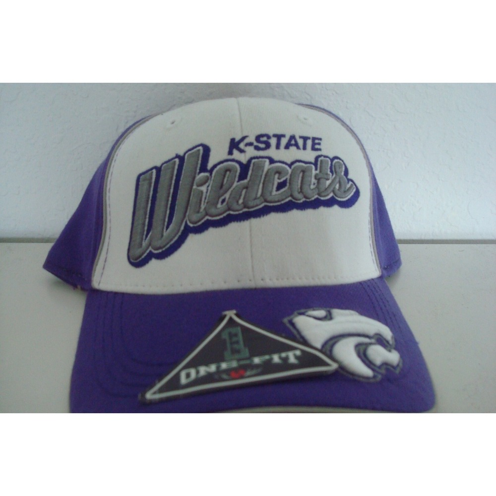 KANSAS STATE WILDCATS FITTED OSFM BEACH GOLF DEADSTOCK HAT CAP VINTAGE D3
